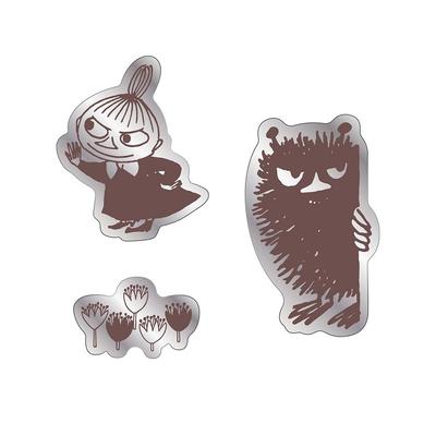 Tees Factory Moomin Διακοσμητικό Ο Μουμίν, Ο Σνιφ, H60 x W41 x Καθρέφτης, & Ο Σκίουρος, D1.5mm (MO-5537983MS)