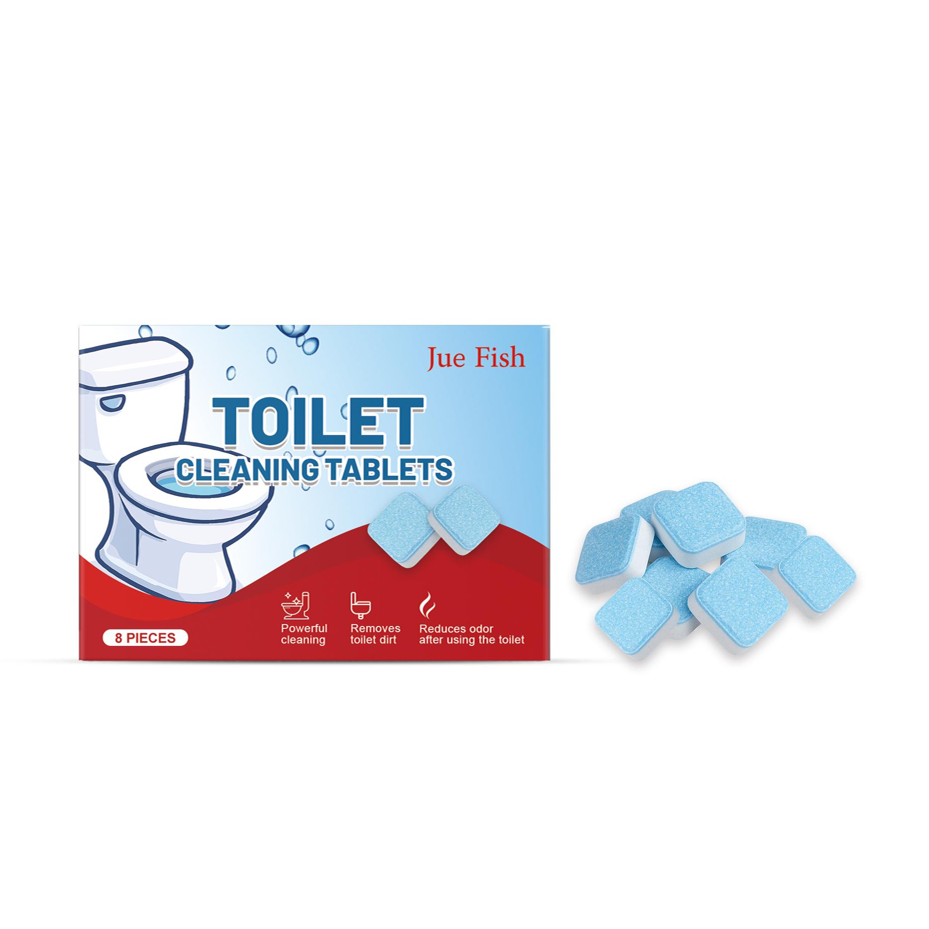 

Автоматические таблетки для чистки унитаза Шипучий очиститель чаши Быстрое удаление пятен Дезодорант Стойкий аромат 8pieces