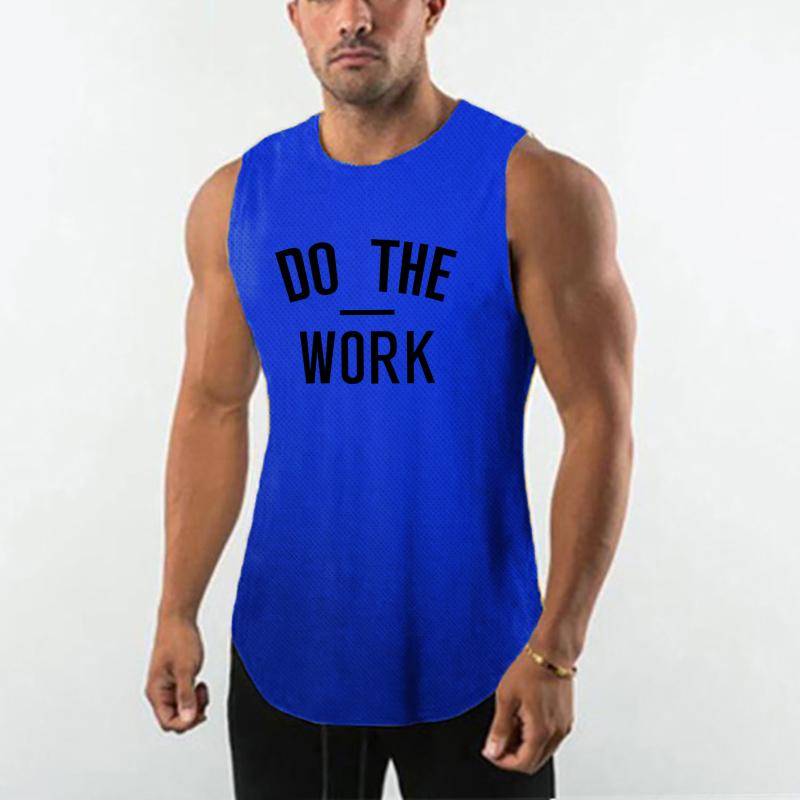 Muscleguys Nowa Fala Młodzieżowy Popularny Sportowy Casualowy Podkoszulek Letni Wygodny Męski Tank Top Fitness Kulturystyka Kamizelka Nadruk Bezrękawnik