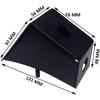 APSMOTIV 2x Mudguard Side Butler Light Bracket Fender Intermediate Piece Suitable for Massey Ferguson Case IHC Nuffield Tractors (Black)