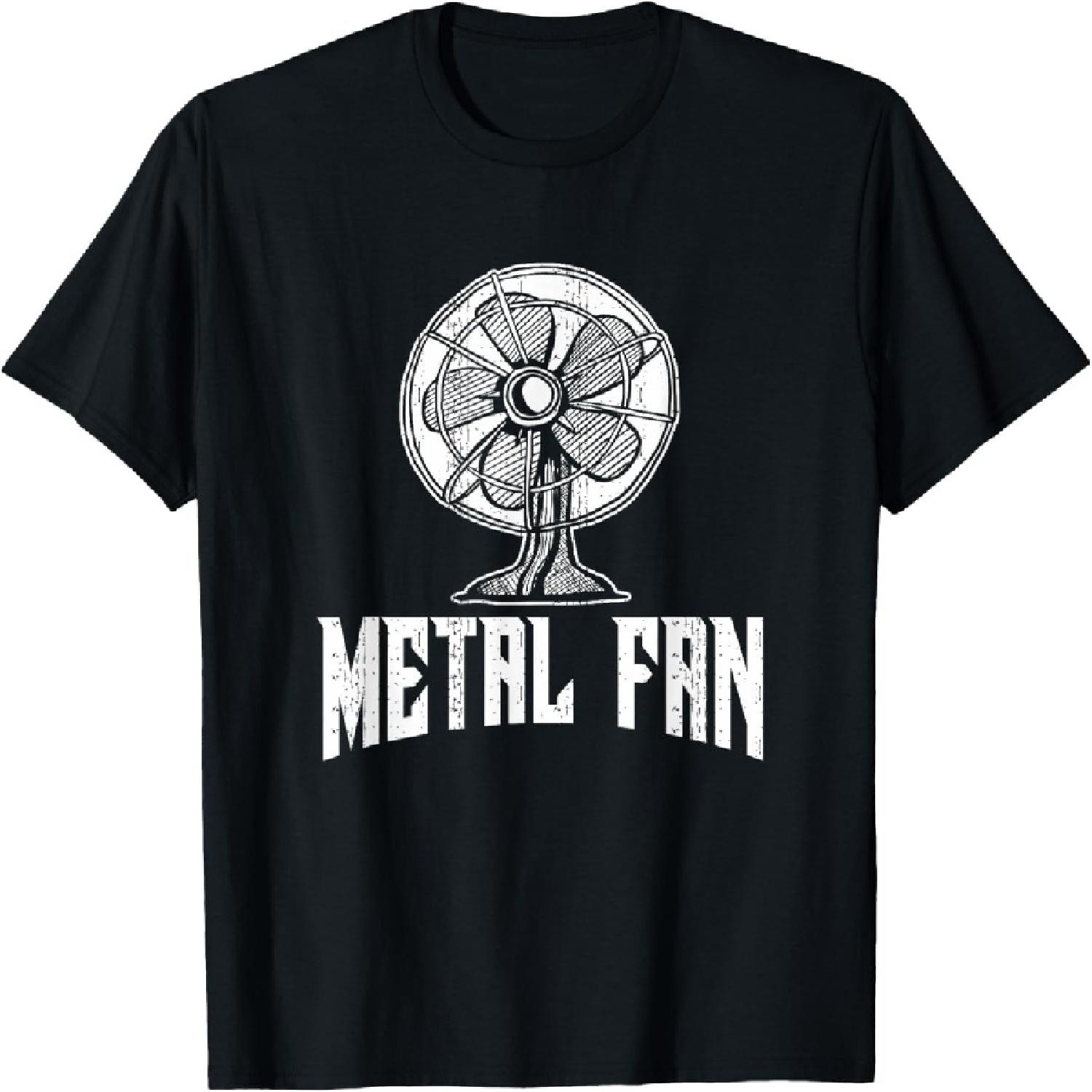 

Metal Fan Funny ventilator Rock & Heavy Metal Fun T-Shirt XXXXXL різнокольоровий