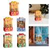 Musical Snowglobe Gift Box Christmas Music Box for Living Room Cafes Holiday