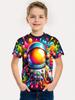 Children's Clothing Clothes For Boy Short Sleeve Boy Child Tee Shirt Kids Clothes 3D Print Fashion O-Neck Girls Summer Clothes