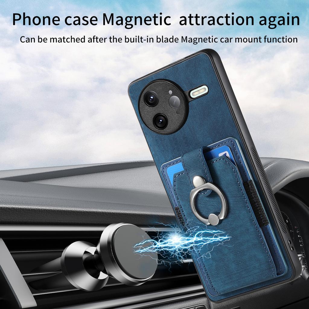 For Xiaomi Poco F7 Ultra 5G/Xiaomi Redmi K80 Pro 5G Phone Case Leather Back Cover with Card Slots Kickstand