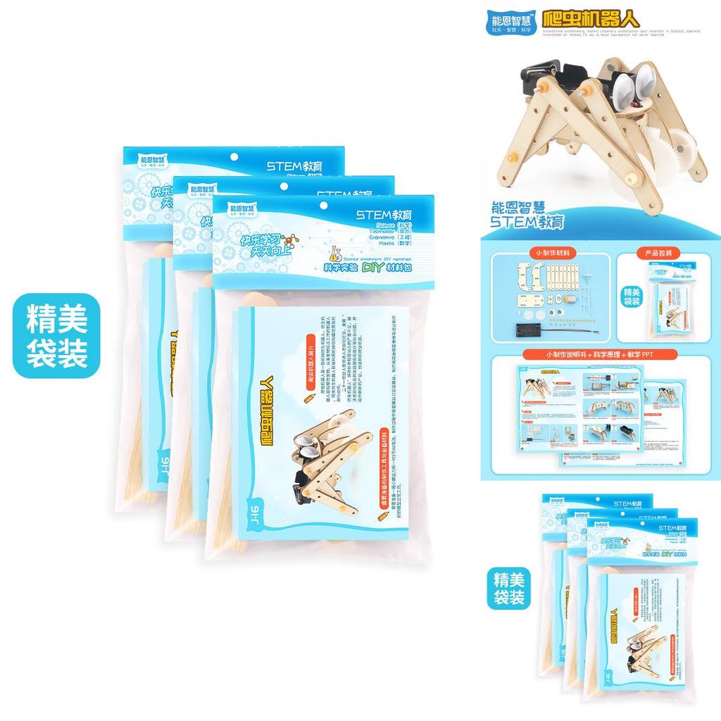 Lernendes Holz-DIY-Insektenroboter-Bastelset für Kinder Wissenschaftsexperiment