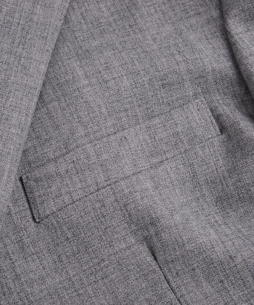 Paletot Notched Bokeh Single Blazer_Gray