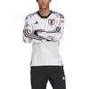 Adidas Japan National Team 2022 Away Lightweight Quick-Dry Pullover Long Sleeve Football Jersey Men jersey HC6305