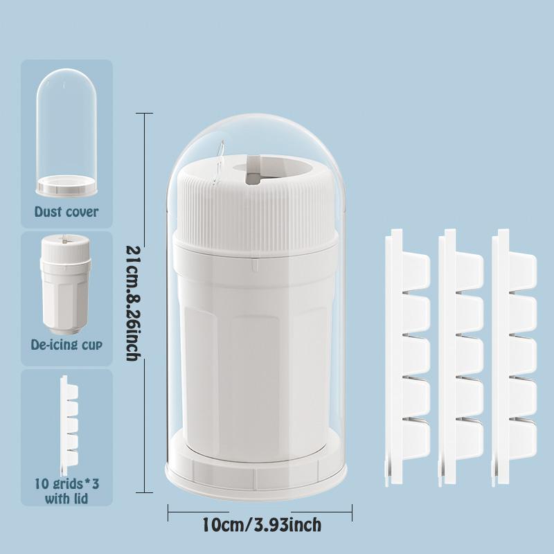 Ice Cube Mold Ice Maker Household Ice Box with Cover Suitable for Whiskey Cocktail Summer DIY Ice Cube Box Kitchen Barware Tools