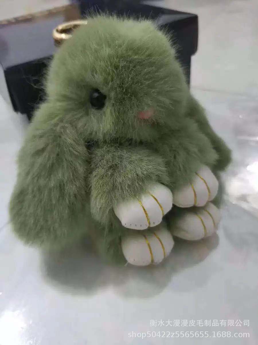 

Подвеска в виде кролика из искусственной норки, милый кролик, брелок для сумки, маленький подарок