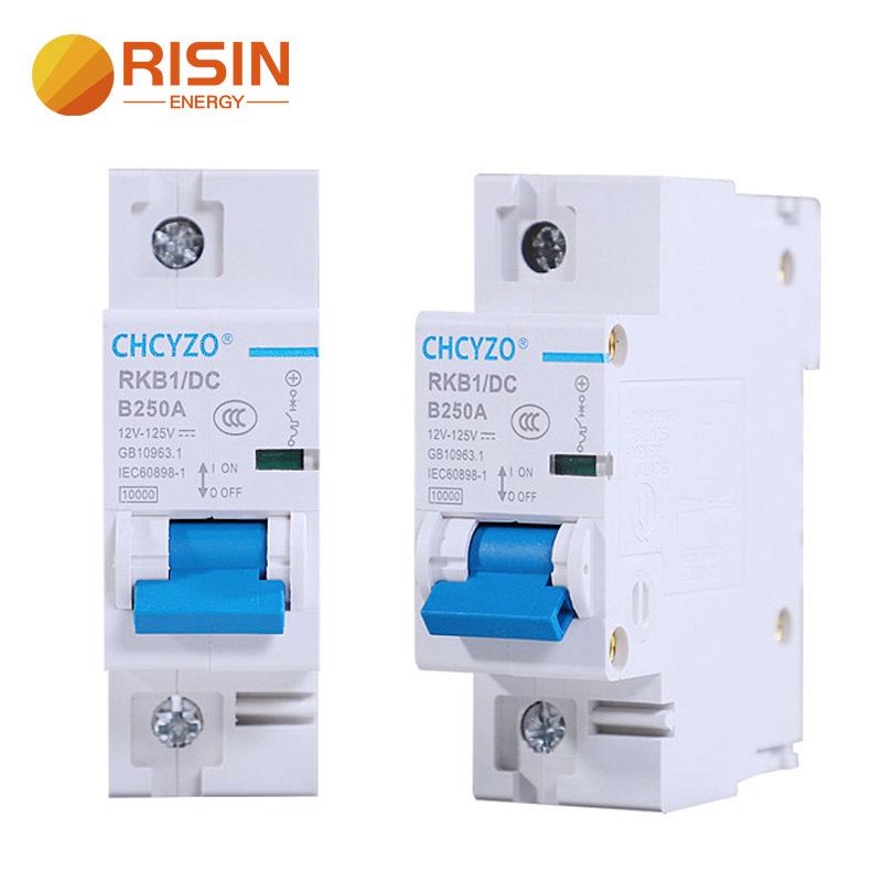 Top-Rated CHCYZO 1P/2P DC Circuit Breaker for EVs, 12V/24V High Current Battery Switch