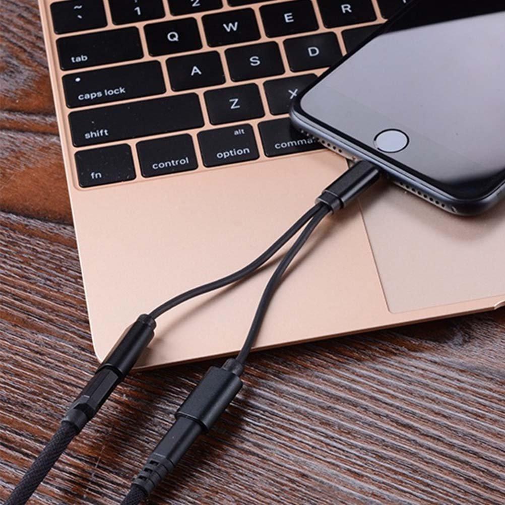 Lightning 8Pin To Dual Lightning 8Pin Adapter Cable Support Charge Audio Call Volume Control