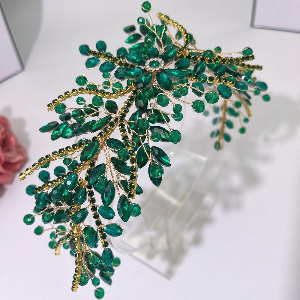 Elegant Bride Crown Tiaras Sparkling Wedding Hair Accessories Wedding Ceremony