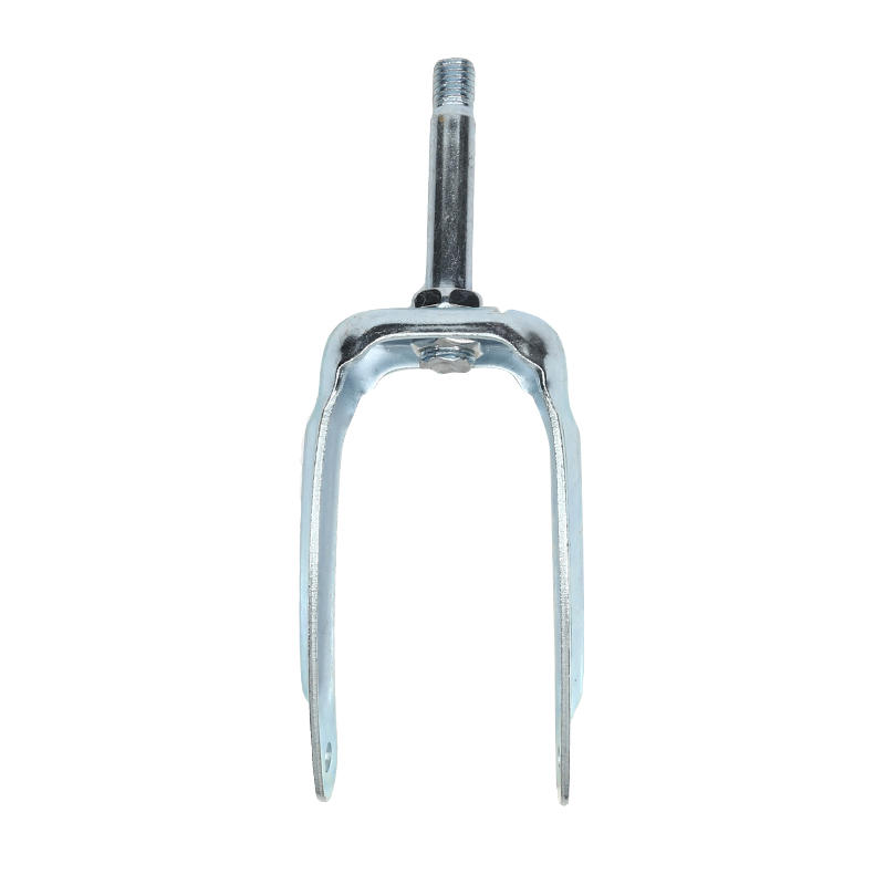 Steel Wheelchair Fork 6/7 Inch Wear-resistant Front Wheel Bracket With Bearing Wheelchair Front Wheel Support