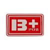 PVC Lepidlo Razítko Krevní skupina Kouzelná nálepka Vyšívaná nášivka Nouzová páska na paži Dekorace na helmu