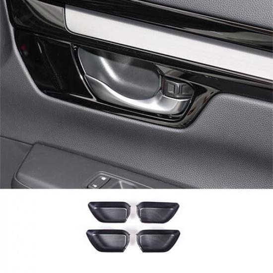4PCS Trim Wood Grain Inner Door Bowl Cover Sticker For Honda CRV CR-V 2023-2024