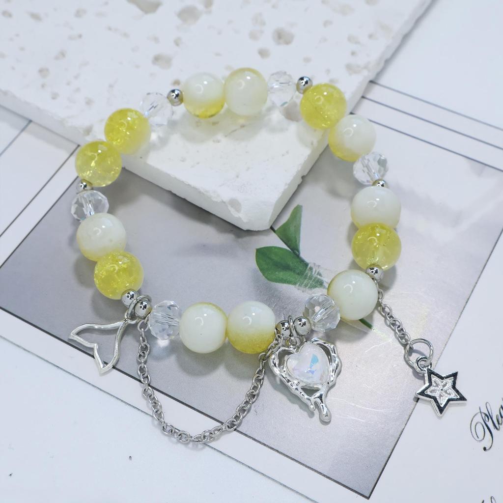 Mori Style Mermaid Crystal Bracelet – Versatile Niche Design for Women, Ideal for Students and Best Friends