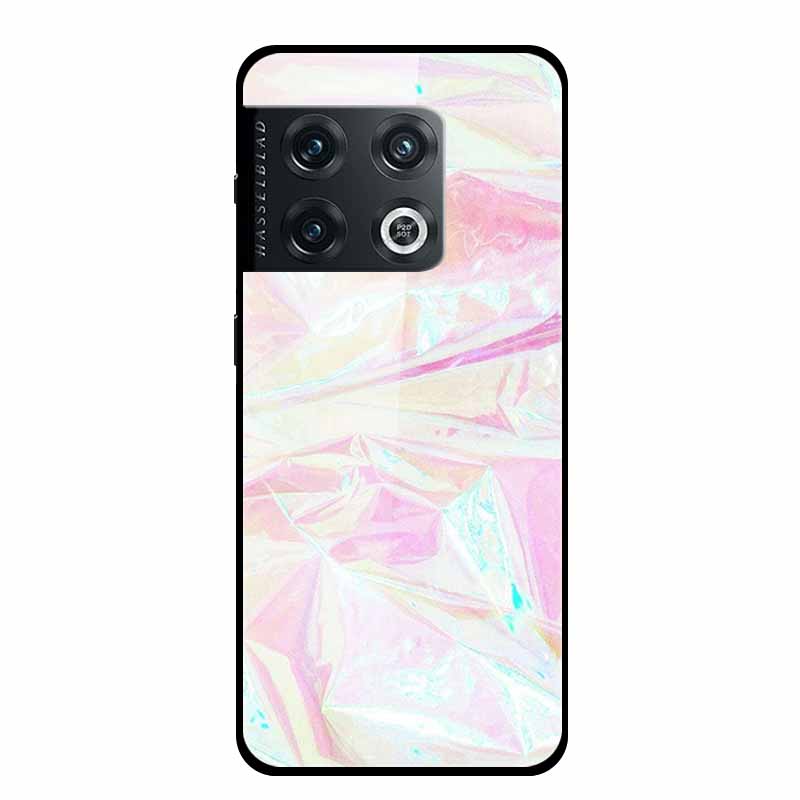 For OnePlus 10 Pro Case Marble Tempered Glass Back Cover Hard Case For OnePlus 10 Pro Shockproof Fundas NE2210 Protective Coque