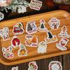 46/52pcs Merry Christmas Stickers Set Mini Letters Notes Sticker for DIY Decoration Album Diary Gift Seal