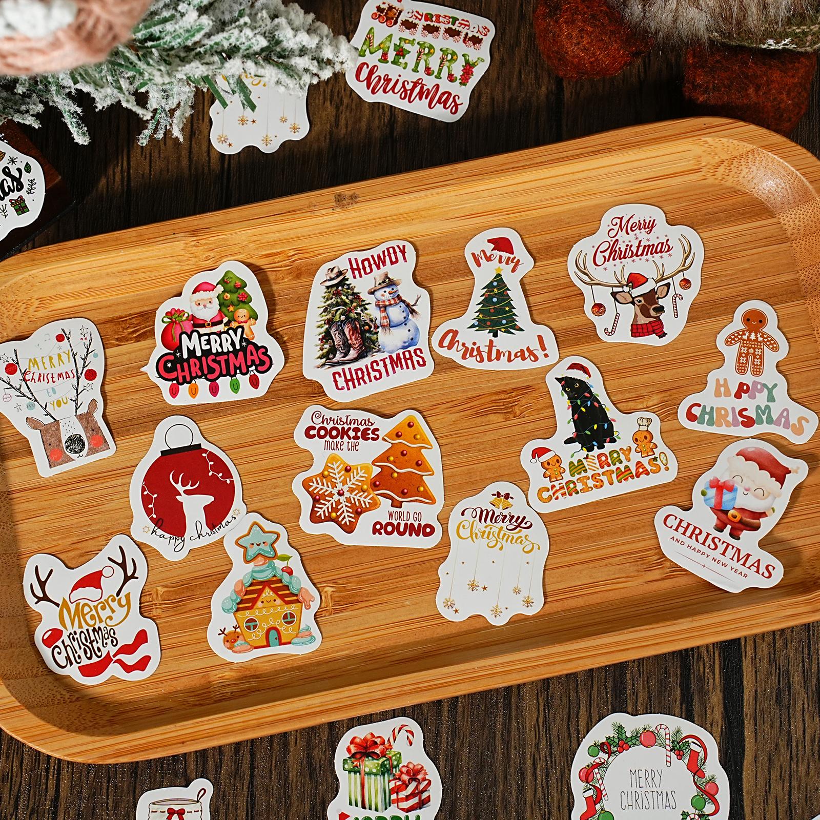 46/52 шт. Веселых рождественских наклеек — фото 10