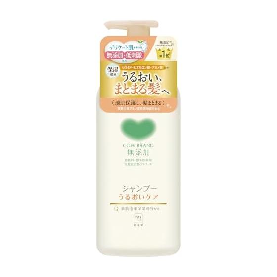 Cow brand additive-free shampoo with moisture care pump 470ML
