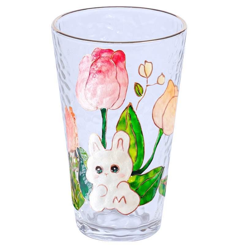 Goldrand strukturierte Glasbecher DIY Kinder Bastel Malset