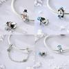 Coppercharms Winter Snowman Snowflakes Penguin Beads Pendant Fit Original Bracelet Diy Fine Jewelry Gift For Women