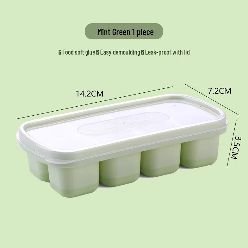Silicone Ice Cube Tray with Soft Bottom for Easy Release