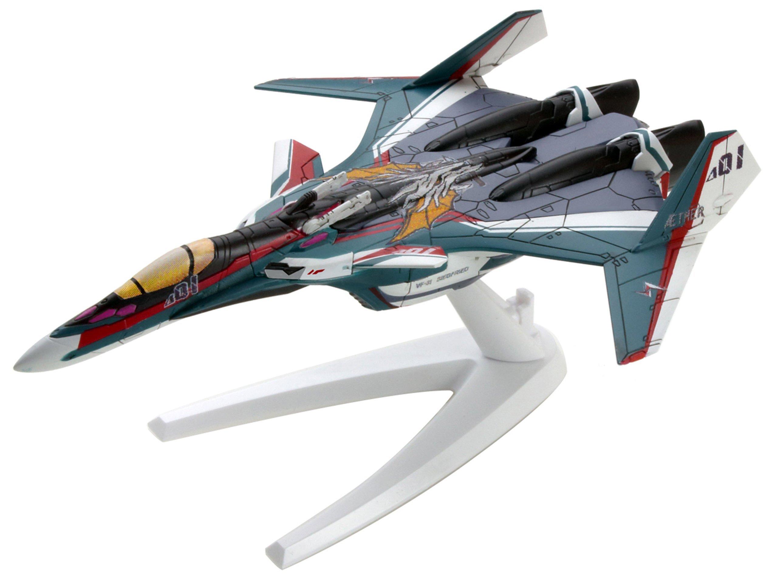 

Mecha Collection Серия Macross Macross Delta Режим истребителя Зигфрида Пластиковая модель VF-31S (Машина Arado Mölders)