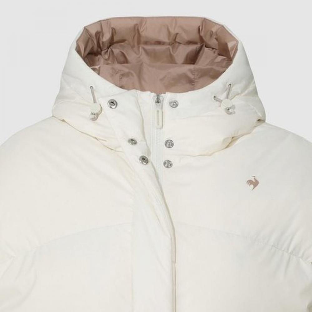 Le Coq Sportif Women S Neige looSe Fit Hooded Down Jacket Ivy Qq422odjo3