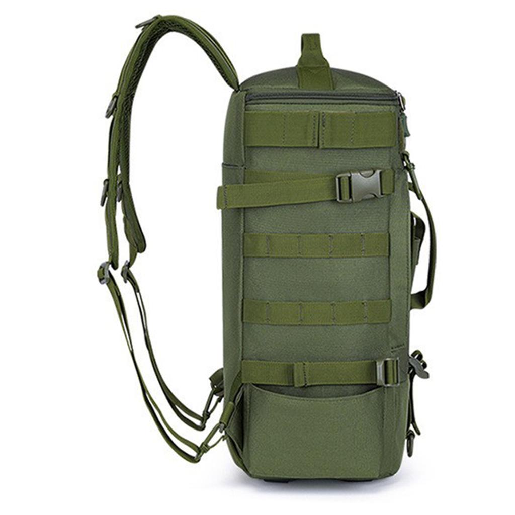 Fishing Gear Storage Backpack Fishing Tackle Backpack with Rod Holder for Travel Hunting Biking