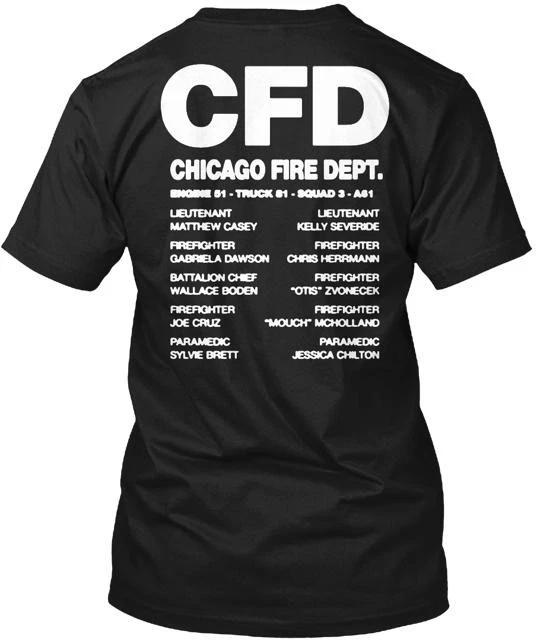 Chicago Fire Tee T-Shirt Made in the USA Size S to 5XL XL