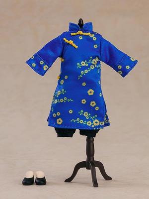 Sada oblečení pro panenky Nendoroid - čínské oblečení s dlouhou délkou G12932 [modrá]