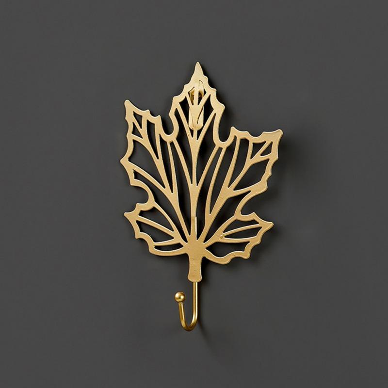 

Листья Подвесной Железный Крючок для Одежды Пальто Одинарные Крючки Домашнее Украшение