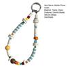 Handy Lanyard Stabile Aufhängeschnalle Starker Sturzschutz Sicherheit Reise Handy Kette Handgefertigt Bunte Perlen Tasche Anhänger Lanyard