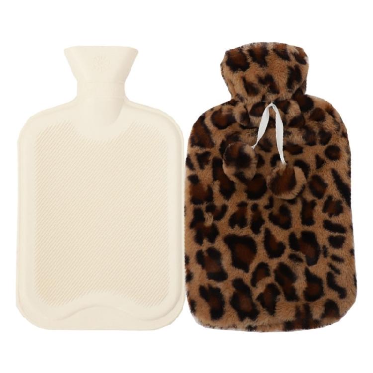 2 Litre Plush Hot Water Bottle with Cover Protector Anti-Scald Hot Water Bag 2000ml Warm Lasting Bottle Bag Container
