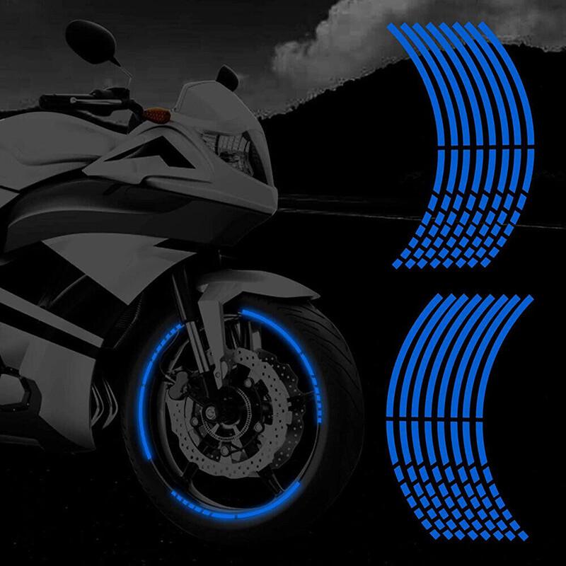 16/17/18/19" Reflective Rims Tape/Wheel Rim Decal Stripes Sticker Glowing Trim M