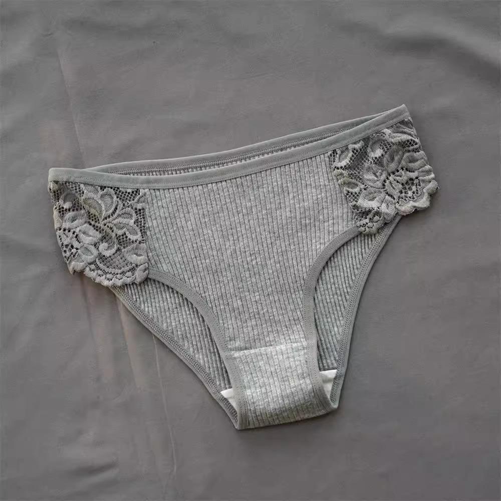Women's Plus Size Soft Cotton Mid-Low Waist Triangle Underwear
