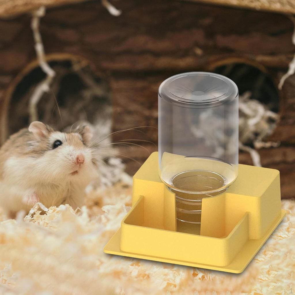 Automatic Reptile Water Dish Drinking Tool Container Easy to Clean Feeder Station Dispenser