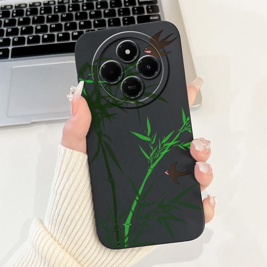 For Xiaomi Redmi 14C Case PocoC75 Cute Panda Cartoon Cover Soft TPU Phone Case For Xiaomi Poco C75 C 75 Redmi14C Back Cover Bags