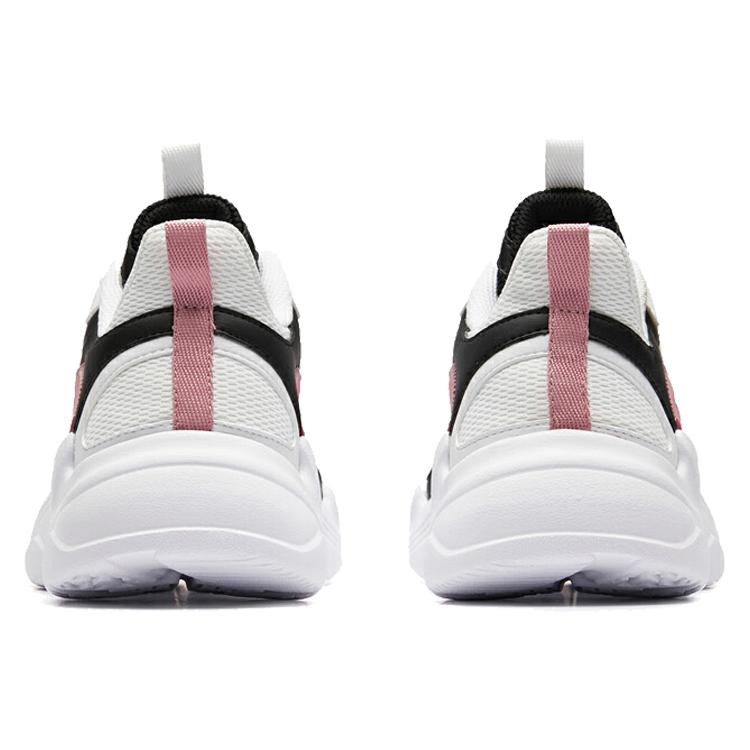 New ANTA Chunky Sneakers Women's Low top White Black Pink 121938822R-5