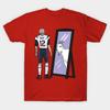 Men Black Print T-shirt Brady Mirror Goat No-Cut Transfer Paper Print Cotton Tshirt