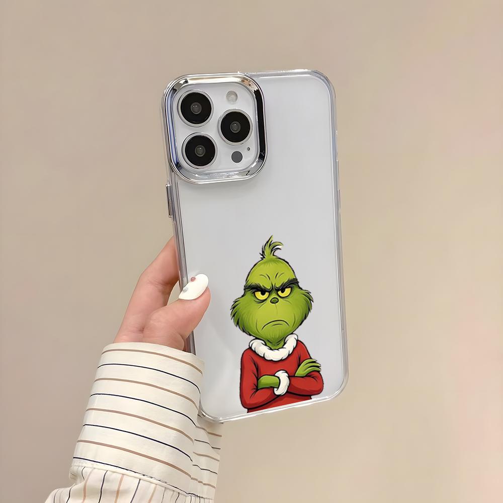 Film The Classic G-Grinches Handyhülle für iPhone 17 Air 16 E 15 14 13 12 11 Plus Pro Max Galvanisiert Transparent Weiche Hülle