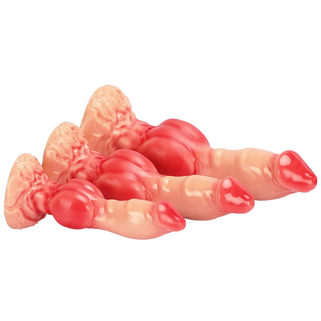 A196 Alien Phallus Dog Penis Anal Plug: Unisex Adult Masturbation and Pleasure Toy