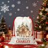 Personalized Woodland Christmas Bag Kids Xmas Gift Sack Large Reusable Present Bag Special Delivery Sack Christmas Santa Bag