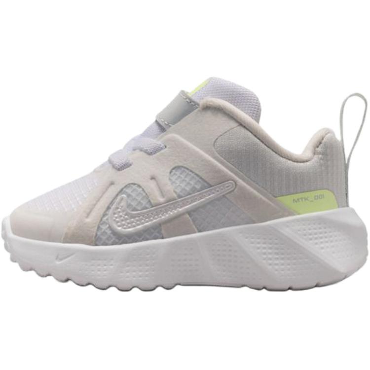 Nike Metro Tek TD Summit White Baby Sneakers Off-White Metallic-Summit-White HQ2009-101 23.5