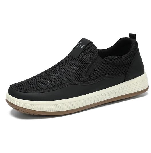 

Мужские летние сетчатые дышащие повседневные лоферы удобные, с мягкой подошвой легкие и не утомляющие одинарные туфли M177 44