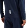 Emporio Armani EA7 SS24 Logo Letter Print Slim Fit Long Sleeve T-Shirt Men Tops Navy-Blue 8NPT28-PJVQZ-0562
