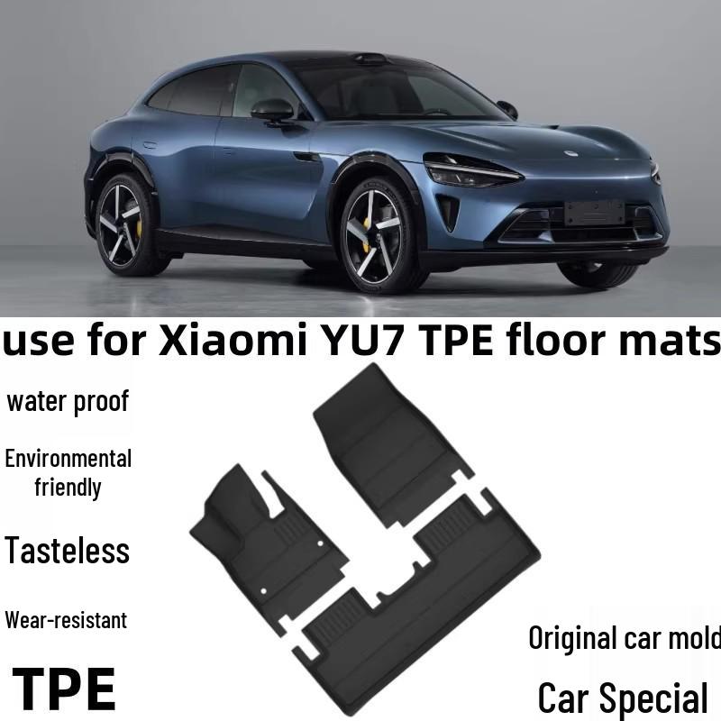 Xiaomi Yu7 TPE Waterproof Car Mats: Foot, Trunk, Backrest, and Side Bag Mats