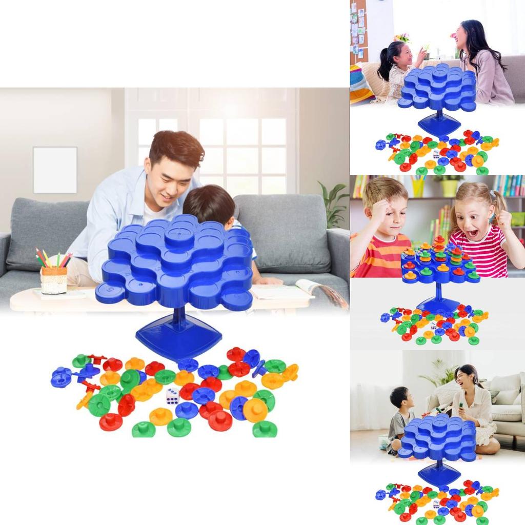 Colorful Stacking Balance Board For Family Fun Dual Player Educational Toy For Children