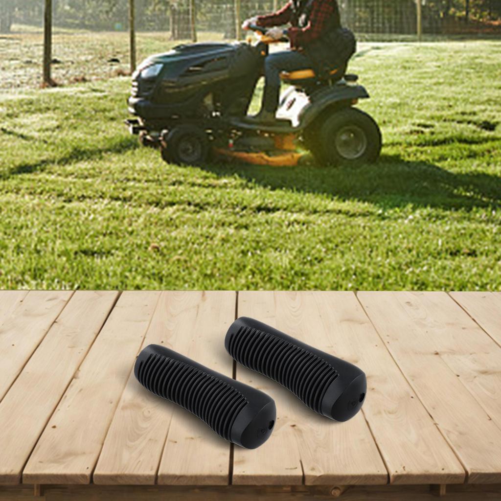 2 Pack Lawn Tractor Deck Lift Handles with Rubber Non Slip Grip for Comfort Models 532196492 532445060 532411555 Easy To Replace